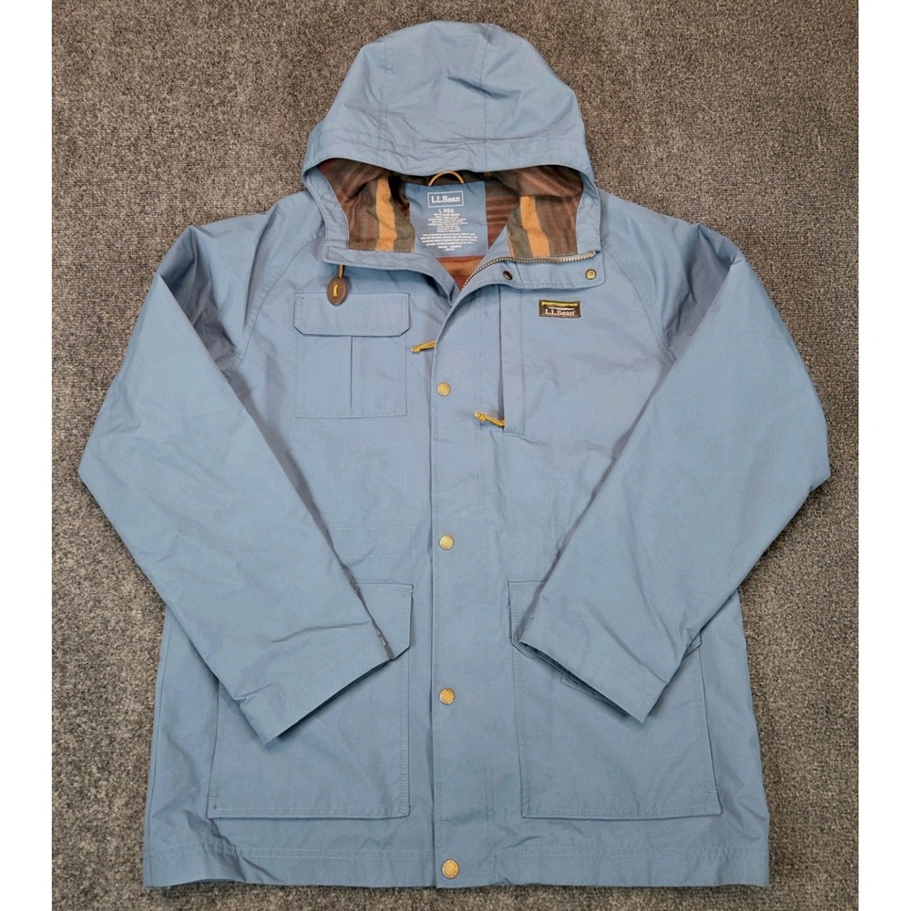 LL Bean Mountain Classic 3-in-1 Jacket Mens Large Blue - Picture 2 of 8